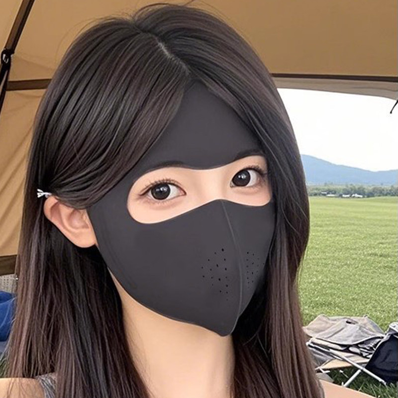 防晒面罩全脸防紫外线女高颜值2026新款脸基尼夏季冰丝口罩护眼角