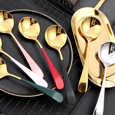 北欧风不锈钢汤匙调羹
