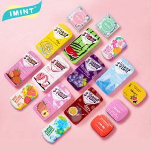 【拍6件19.9】多口味无糖薄荷糖盒装