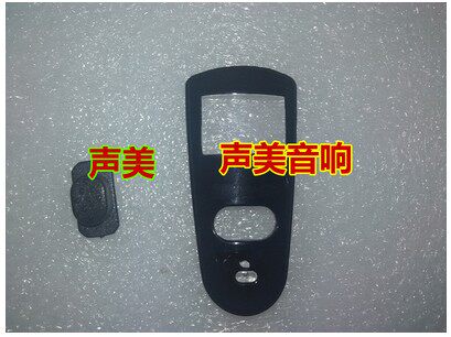 The microphone is switched on a lens