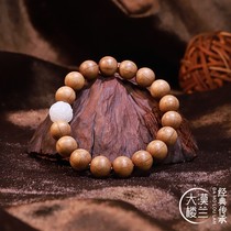 Authentic (DESERT Loulan)fidelity Xinjiang Hetian jade seed white jade DIAMOND BEADS 12MM ROUND beads HAND STRING BRACELET
