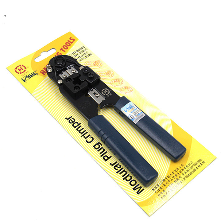 Taiwan Three Fort HT-210C Single Use Net Pincer Network Route Crimper RJ45 Press Wire Pliers Promotion 