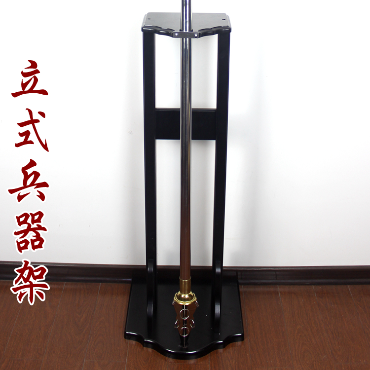 Qinglong Yanyue knife rack Spring and Autumn sword Guan Gong knife rack Eighteen general weapon rack Guan Gong knife rack Long gun rack