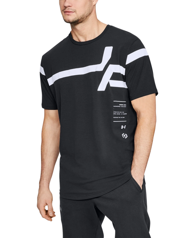 Ưu đãi đặc biệt UA Under Armour UA Áo thun thể thao ngắn tay sọc cho nam giới-1318559 - Áo phông thể thao