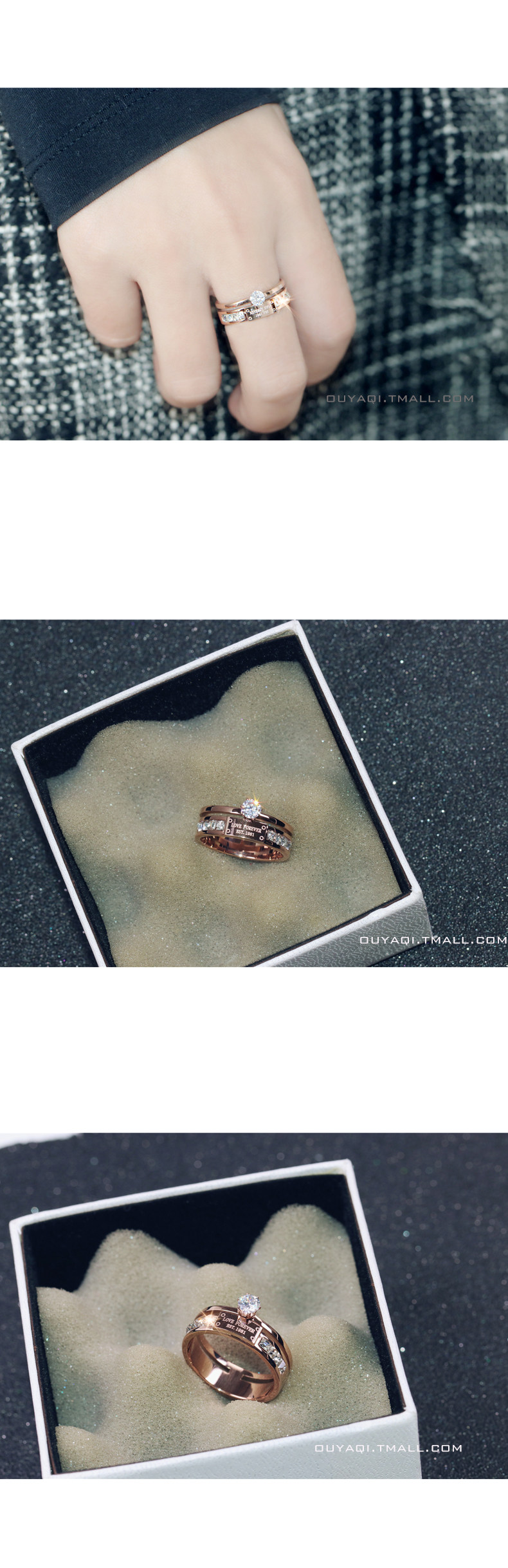 Bague Femme en Acier au titane - Ref 3087709 Image 11