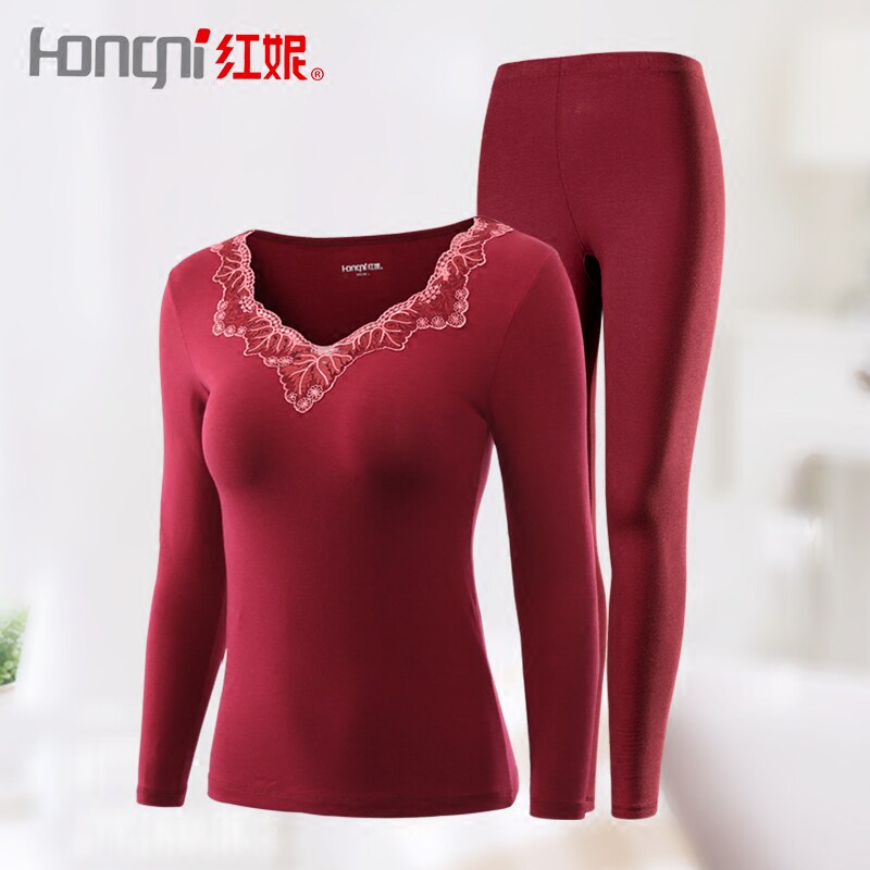 Clear ➚Ms. Renyt Denver Autumn Trousers Wear Heat Fiber Cotton Sweater Set