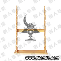 (Nursing house) 12 KNIFE REST Bamboo Knife Bamboo Sword Frame Swordwalk Supplies Shelf (spot)