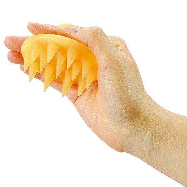 Without injury the scalp thoroughly clean Japanese male and female silicone scalp care long short hair massage shampoo comb brush