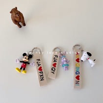 Awensy love Custom Korean ins name with childrens name with schoolbag pendant luggage listed