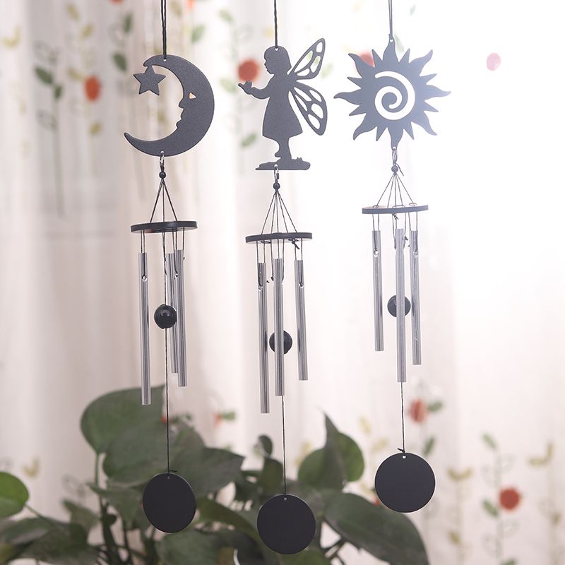 Small Angel Mini Aluminum Bar Wind Bell Hanging Decoration Door Decoration Creative Balcony Little Freshen Girl Bedroom Decorated Birthday Present