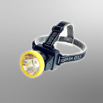 537B strong bald light LED searchlight installed 3 AA5 dry battery long-range light head-mounted outdoor mining lamp