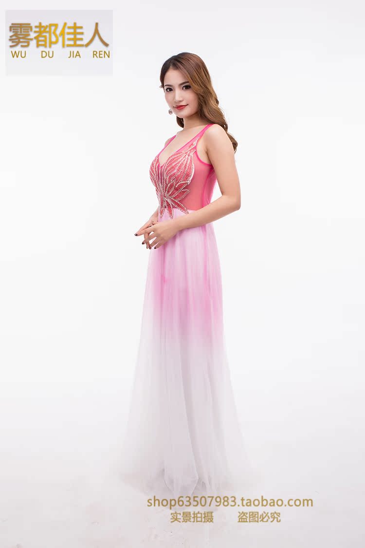 Robe de soirée en Satin - Ref 3211789 Image 11