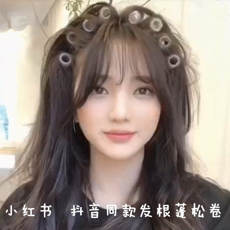 Overhead hair root fluffy sloppy curly hair curly air and sea curly hair styling small curly hair curly hair curly hair styling