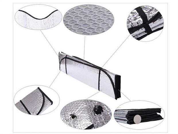 Xe chống nắng phía trước bánh dày lên xe che nắng mùa hè xe chống nắng ánh sáng cách nhiệt pad cung cấp bóng - Ô tô nội thất Accesseries trang trí nội thất xe ô tô