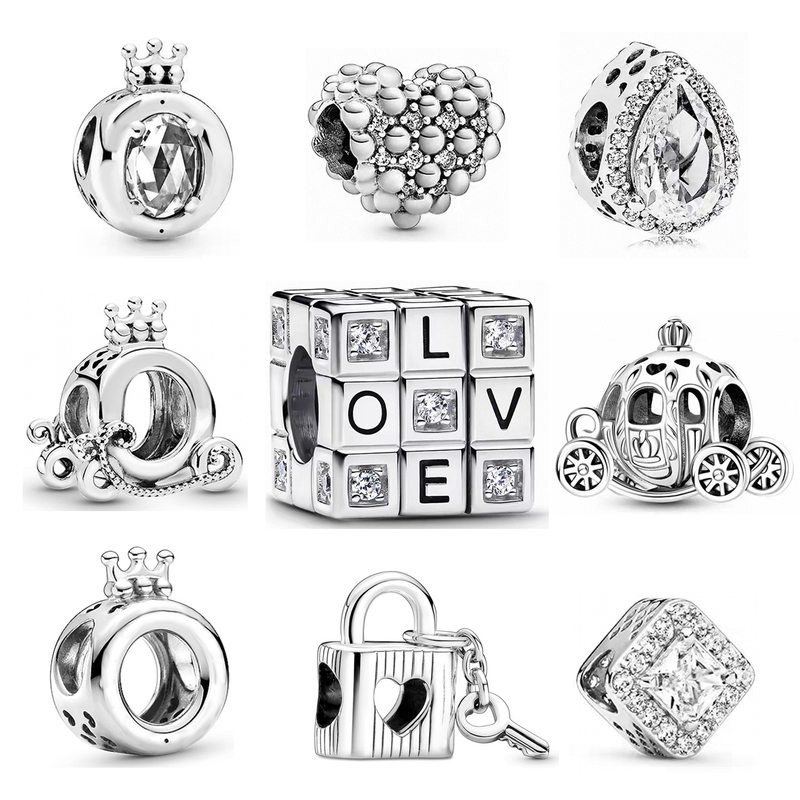 Overseas Store Panjia Crown Carriage Bracelet Beads Pure Silver Rubik's Cube Boo Luminous Beads Loose Beads String Decoration Musical Notes Overseas Store Panjia Crown Carriage Bracelet Beads Pure Silver Rubik's Cube Boo Luminous Beads Loose Beads String Decoration Musical Notes