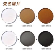1 56 color-changing film 1 61 color-changing film becomes gray and becomes tea One-mirror dual-purpose lens indoor colorless transparent color lens