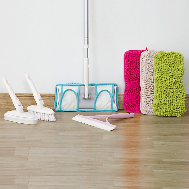 Cleaning Tools Suit Cleaning Theorizer Home Wipe Floor Flat Mop Towels glass scraping bath sponge brushes