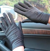 Summer women sunscreen gloves spandex etiquette embroidered short gloves high stretch thin gloves women