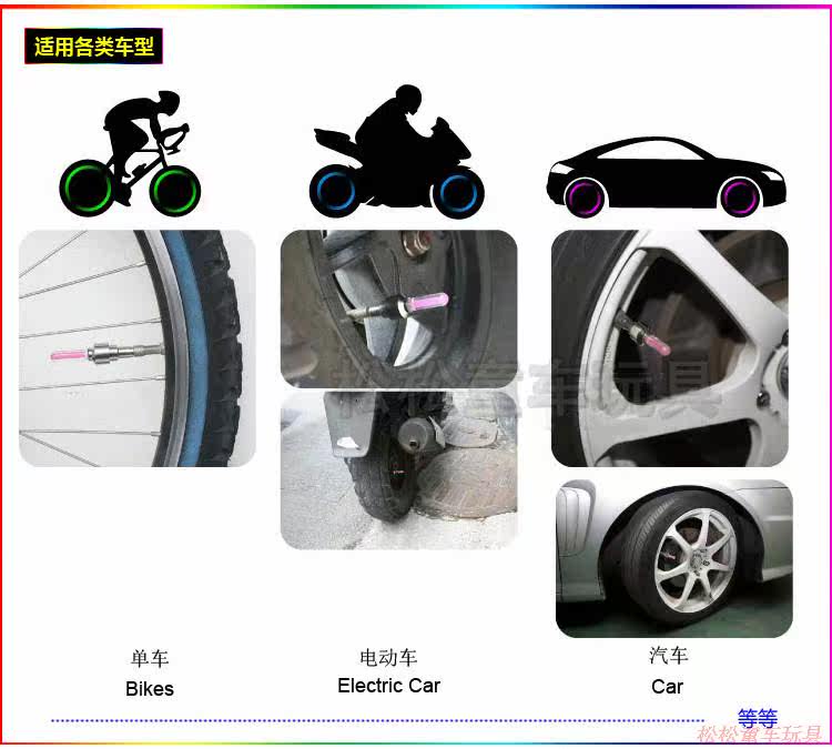 Lumière vélo - feux de Valve - Ref 2400038 Image 10