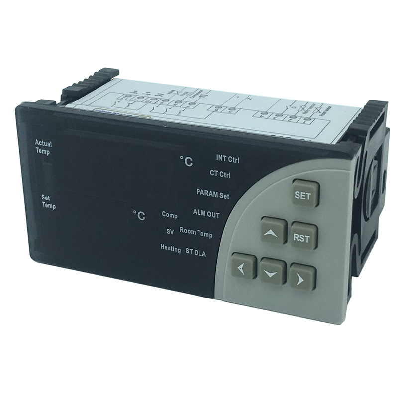 The Chiller's Thermostat Controller Starts and Stops the Compressor and Bypasses the Solenoid Valve or Electric Heater to Achieve Precise Temperature Control