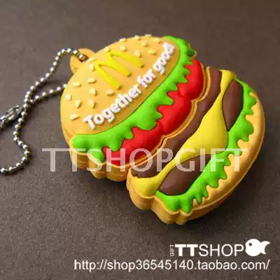 McDonald's mcdonalds plastic burger U disk USB flash disk memory original chip-customized only