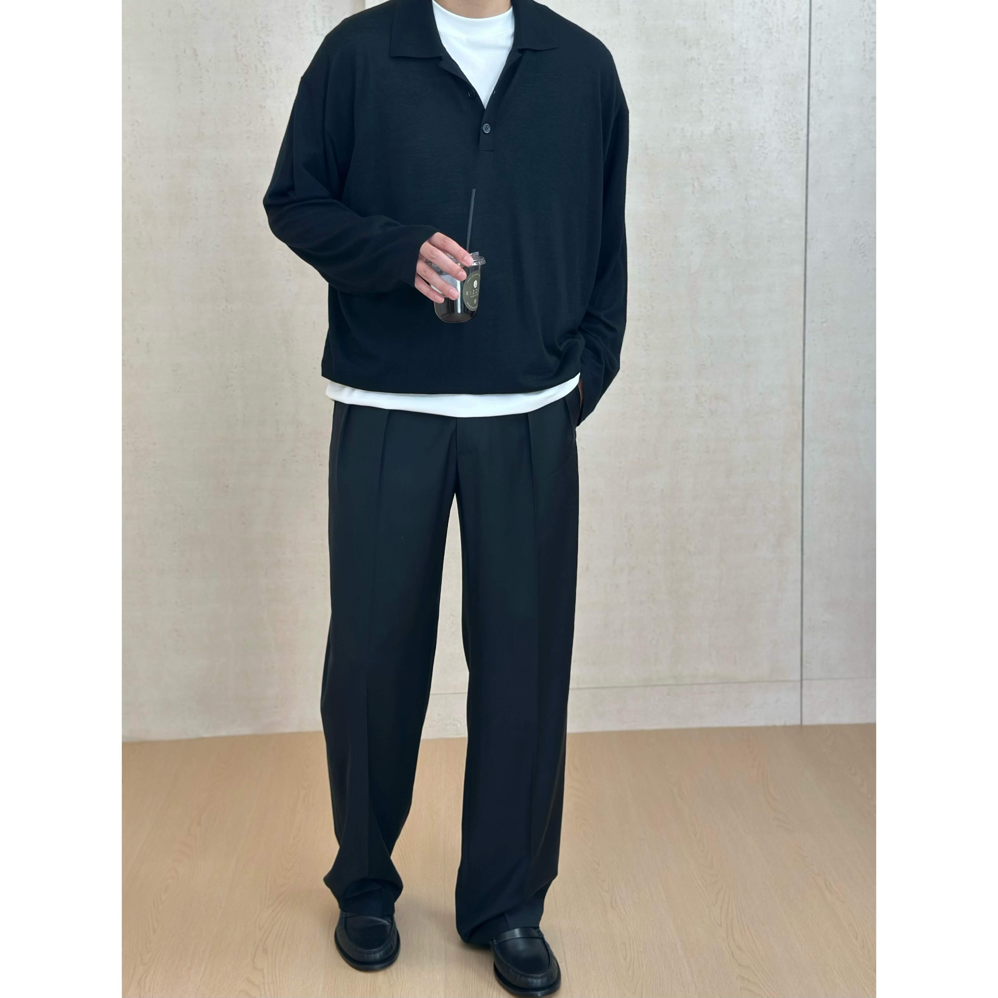 THE ROW Mikeno Pleated Wool Pants THE ROW Tor pleated grain de