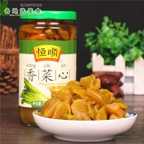 Hengshun pickle coriander 375g * 3 bottles assembled porridge Pickles pickled pickle sauce lettuce coriander core