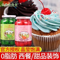 Canned red cherries 710g fresh red cherries shaved ice ice porridge cake embellishment decoration baking ingredients