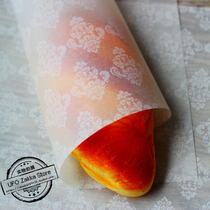 Food packaging oil paper white palace pattern baking oil paper wax paper candy paper bread paper 50 sheets price