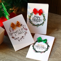 Bow Christmas card special paper folding card birthday greeting card thank you card 1 price