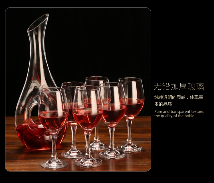 Shidao Châu Âu ly rượu vang đỏ ly thủy tinh nhà ly rượu vang Bordeaux ly decanter bộ rượu