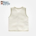 Thận đậu nguyên chất cotton ấm dày vest vest nam nam nữ vest bé bé màu cotton vest vest xuân hè thu đông áo khoác ba lỗ có mũ cho bé Áo ghi lê