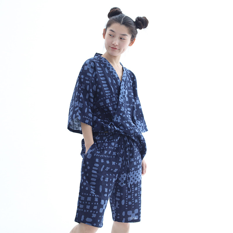 CASTLE GARDEN double layer yarn and style short beat bath clothes Very flat Home Suits Suit Four Colors