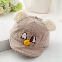 Dudua baby hat autumn and winter children cartoon duck tongue boy girl sun hat soft eaves baby baseball cap