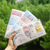 Baby underwear Korean version of cotton girl boxer shorts baby children anti-light without clip PP childrens boxer ins ins