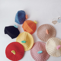 Baby hat ins Korean knitted beret children boy boy girl painter hat foreign girl baby wool hat