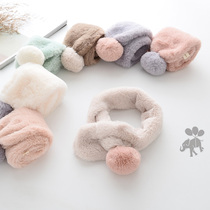 Baby scarf autumn and winter baby boy girl princess child collar warm winter plush collar