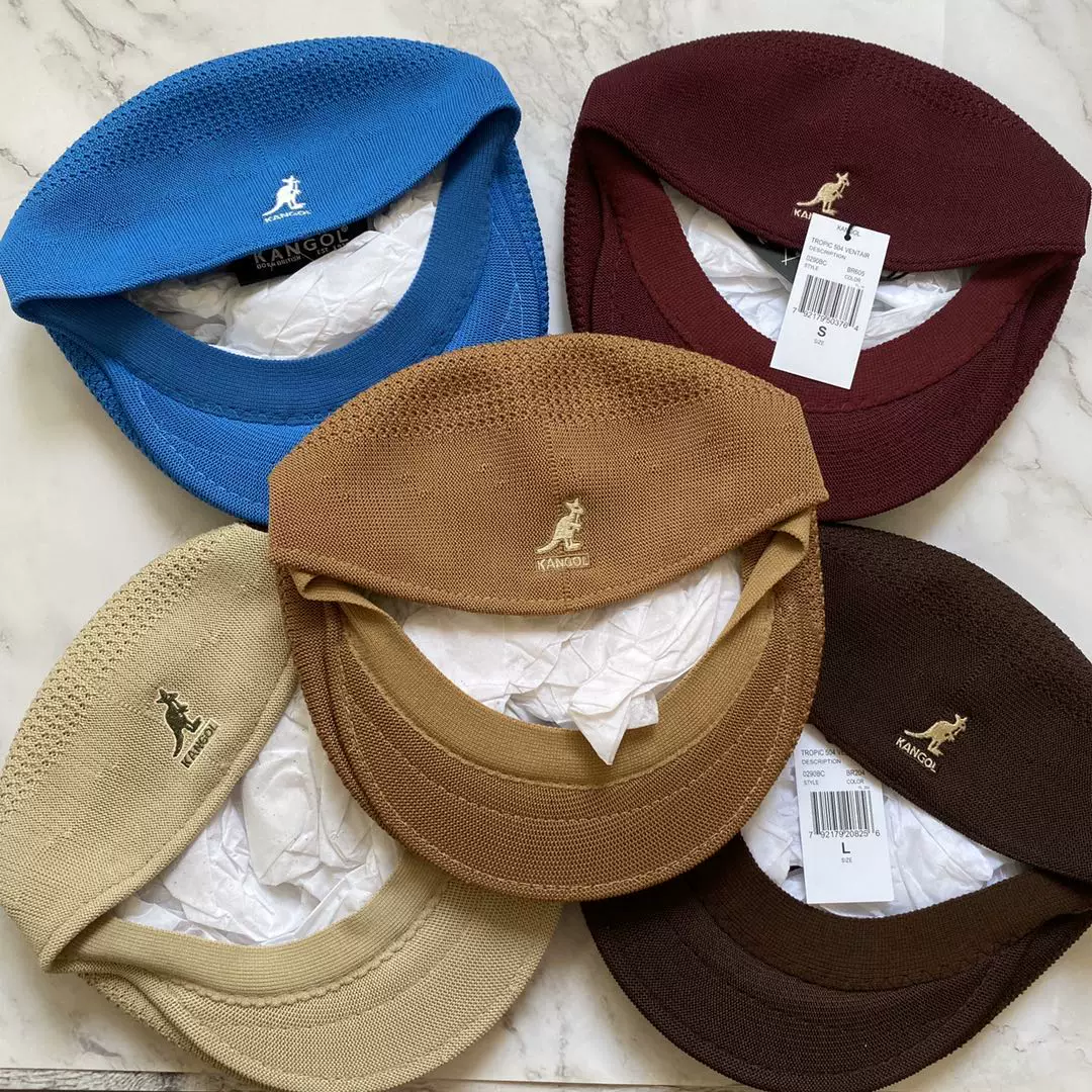 [Аутентичная покупка] Kangol/Kangaroo 507 504 бесшовная сетка утиный язык берет
