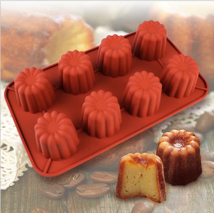 8 Even Lulu silicone mold Diy small round column upscale French style sweet mousse pastry with solid baking pudding