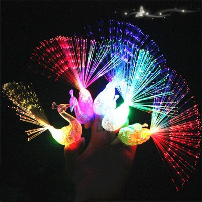 Ice sculpture mold sashimi Colorful lamp Hotel sashimi lamp Ice sculpture lamp sashimi lamp luminous peacock finger lamp 10
