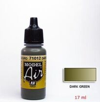 Spain vallejo (AV paint)spray water-based paint 71012 dark green 17ML