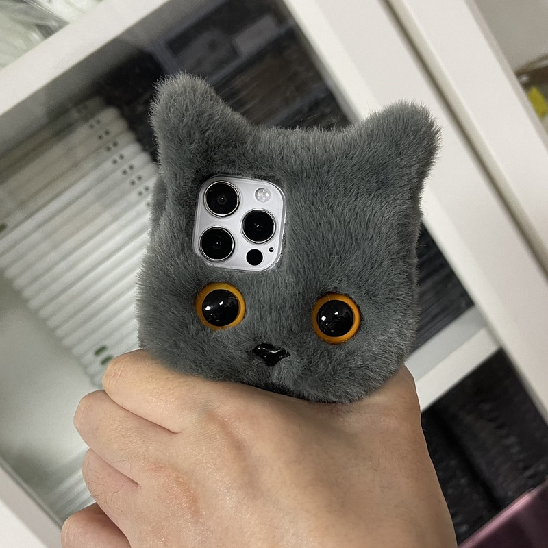 Bumeng ▲ British Shorthair Blue Cat Suitable for Apple 13 Cute iPhone 14 Pro Max Phone Case iPhone 12