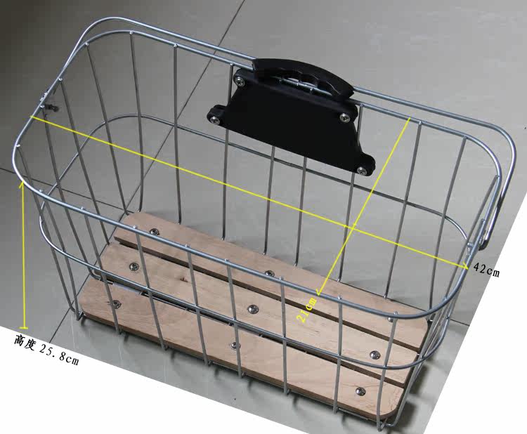 Panier pour vélo BRAVE-MAN en métal - Ref 2258203 Image 16