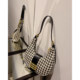 High-quality underarm bag 2022 new niche design retro houndstooth shoulder bag fashion all-match messenger women's bag