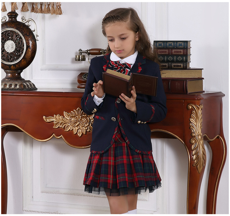 乳羊 校服 风 学 学 - Đồng phục trường học / tùy chỉnh thực hiện thời trang cho bé