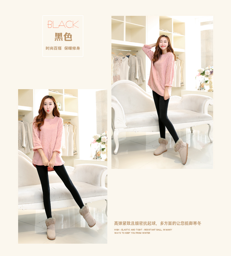Vớ nữ mới cộng với nhung mặc thậm chí vớ mùa xuân và mùa đông mùa đông bước chân vớ ấm ấm dày dày quần tất nữ cao cấp