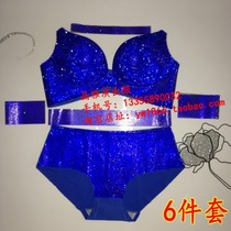 Female singer Female DJ performance suit Bar performance suit Rhinestone performance suit Nightclub model catwalk performance suit