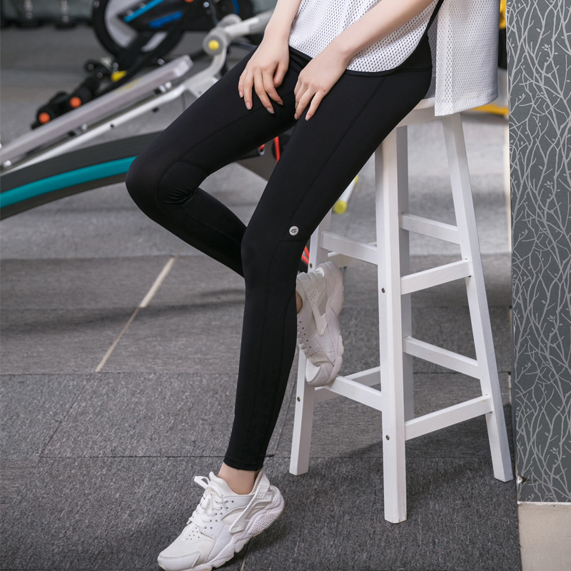 Summer Sports Fitness Long Pants Women Shake the same Spring and Autumn Elastic Tight Body Yoga 90% Pants Display Slim Running Pants