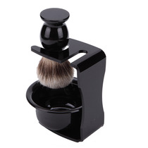 Mens shaving beard brush acrylic set shaving hanger mens beauty tools hotel supplies model room accessories