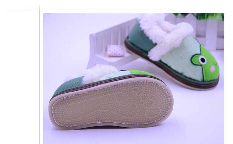 Pantoufles enfants en coton pour hiver - semelle tendon - Ref 987045 Image 29